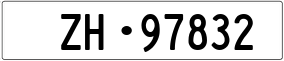 Truck License Plate